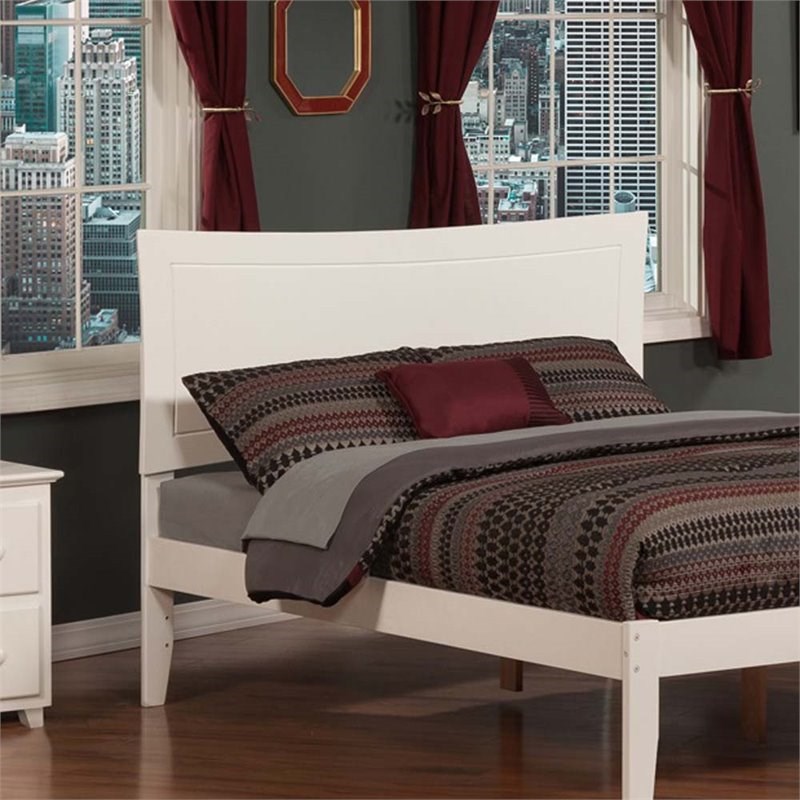 Leo & Lacey Full Panel Headboard in White