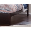 Leo & Lacey Queen Wood Platform Bed with Footboard & Storage Drawers in Espresso