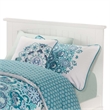 Leo & Lacey Twin XL Wood Platform Bed with Footboard & Storage Drawers in White