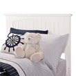 Leo & Lacey Twin Wood Platform Bed with Footboard and Storage Drawers in White