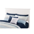 Leo & Lacey Contemporary Full Solid Wood Platform Bed in White