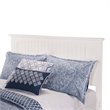 Leo & Lacey Contemporary Queen Solid Wood Platform Bed in White