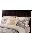 Leo & Lacey Queen Wood Platform Bed with Footboard & Storage Drawers in Espresso