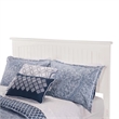 Leo & Lacey Queen Wood Platform Bed with Footboard and Storage Drawers in White