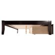 Leo & Lacey King Wood Platform Bed with Footboard & Storage Drawers in Espresso