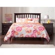 Leo & Lacey Contemporary Queen Solid Wood Platform Bed in Espresso