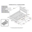 Leo & Lacey Full Platform Bed with Matching Footboard & Storage Drawers - Walnut