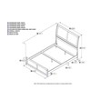 Leo & Lacey Full Wood Foundation Bed Frame with Matching Footboard White