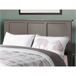 Leo & Lacey Contemporary King Solid Wood Panel Headboard in Grey