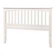 Leo & Lacey Contemporary King Wood Headboard in White Finish