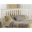 Leo & Lacey Contemporary King Wood Headboard in White Finish
