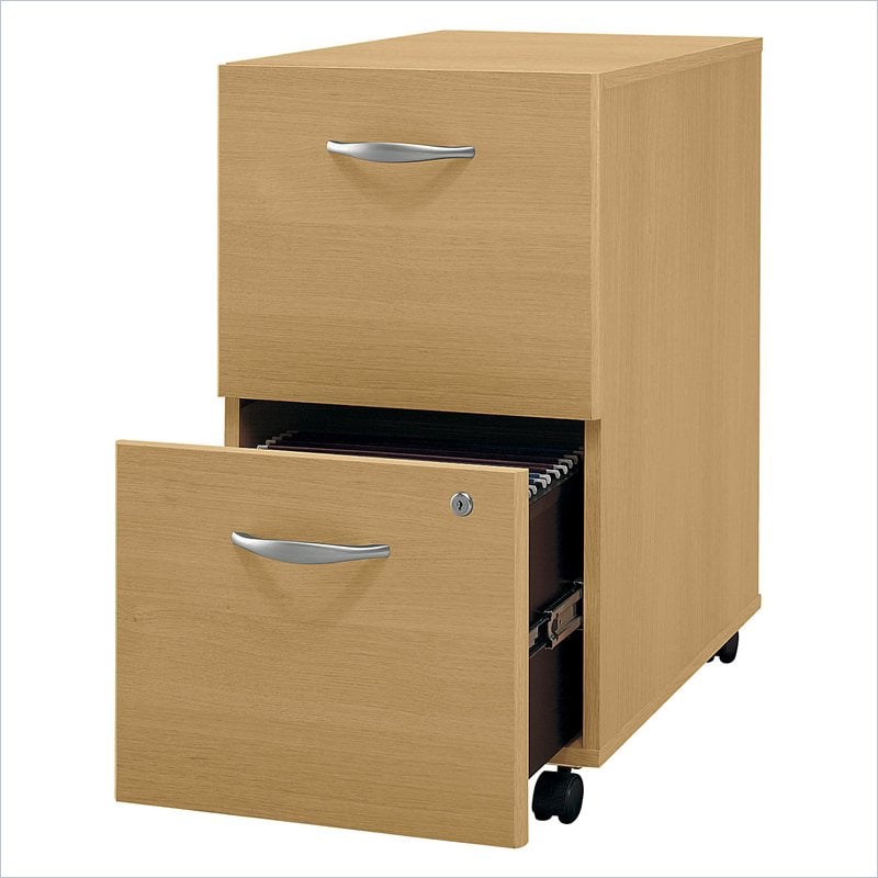 Bush Furniture Series C 2 Drawer Vertal Mobile Wood File Light Filing 