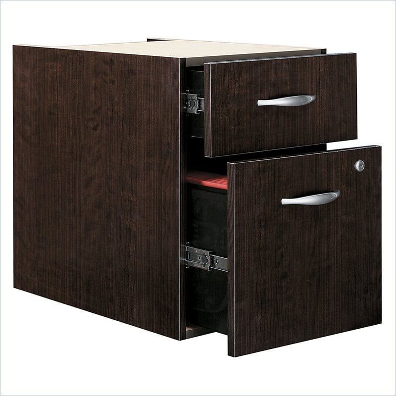 Bush Furniture Series C 2 Drawer Lateral Wood File Mocha Cherry Filing 