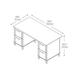 Bush Furniture Somerset Collection 60 Wood Maple Cross Computer Desk 