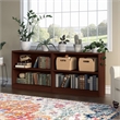 Bush Furniture Universal 2 Shelf Bookcase in Vogue Cherry (Set of 2)