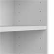 Universal 2 Shelf Bookcase in Pure White - Engineered Wood