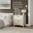 Salinas 2 Drawer Lateral File Cabinet in Antique White - Engineered Wood