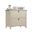 Salinas 2 Drawer Lateral File Cabinet in Antique White - Engineered Wood