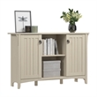 Salinas Accent Storage Cabinet with Doors in Antique White - Engineered Wood