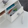 Bush Furniture Broadview Desktop Organizer in Pure White