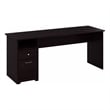 Cabot 72W Computer Desk with Drawers in Espresso Oak - Engineered Wood