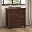 Bush Furniture Key West 2 Drawer File Cabinet in Bing Cherry