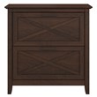 Bush Furniture Key West 2 Drawer File Cabinet in Bing Cherry