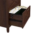 Bush Furniture Key West 2 Drawer File Cabinet in Bing Cherry