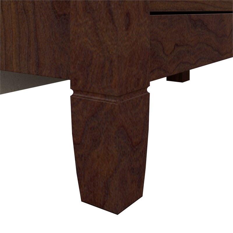 Bush Furniture Key West 2 Drawer File Cabinet in Bing Cherry