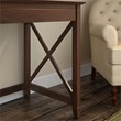 Bush Furniture Key West 54W Computer Desk 3 Piece Office Suite in Bing Cherry