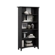 Salinas Tall 5 Shelf Bookcase in Vintage Black - Engineered Wood