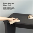 Salinas 60W L Shaped Desk with Storage in Vintage Black - Engineered Wood