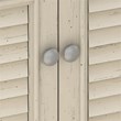 Fairview Small Storage Cabinet with Doors in Antique White - Engineered Wood