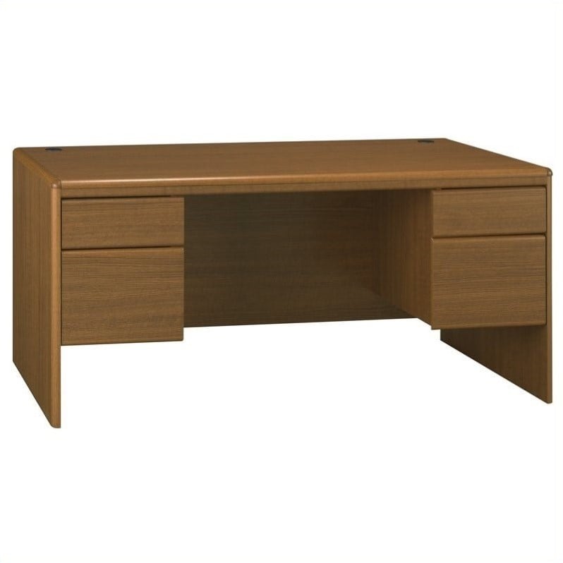   Northfield Wood Computer Dakota Oak Executive Desk 042976175191  