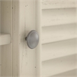 Fairview Hutch for L Shaped Desk in Antique White - Engineered Wood
