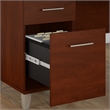 Somerset 72W Office Desk with Drawers and Hutch - Engineered Wood