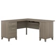 Somerset 60W L Shaped Desk with Storage - Engineered Wood