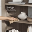 Somerset Tall 5 Shelf Bookcase in Ash Gray - Engineered Wood