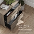 Somerset 2 Drawer Lateral File Cabinet in Ash Gray - Engineered Wood