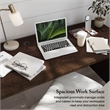Somerset 72W Office Desk with Drawers in Mocha Cherry - Engineered Wood