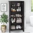 Bush Furniture Salinas Bathroom Storage Cabinet with Doors in Vintage Black