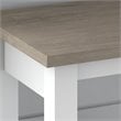Mayfield Tall Hutch Organizer in Shiplap Gray / White - Engineered Wood