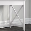 Bush Furniture Key West 48W Writing Desk with Lateral File Cabinet and Bookcase