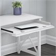 Bush Furniture Key West 54W Computer Desk with Lateral File Cabinet and Bookcase