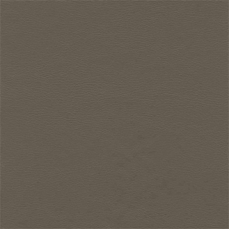 Bush Somerset Upholstered Faux Leather Box Chair with Mid Back in Washed Gray
