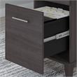 Somerset 72W Office Desk with Drawers and Hutch - Engineered Wood