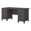 Somerset 60W Office Desk with Drawers - Engineered Wood