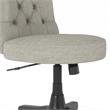 Bush Fairview Mid Back Fabric Office Chair with Adjustable Height in Light Gray