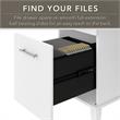 Somerset 72W Office Desk with Drawers and Hutch - Engineered Wood