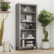 Somerset Tall 5 Shelf Bookcase in Platinum Gray - Engineered Wood